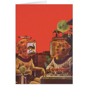 Casques vintages de science-fiction, Aliens de pun