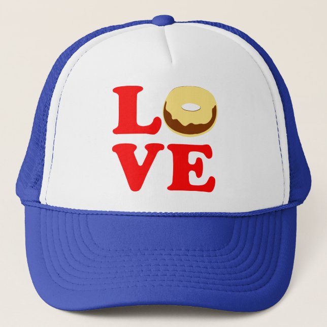 Casquette ღ ♥ ღ Love Donut Stylish Cool HatRéduire ♥ Trucker (Devant)