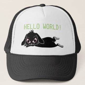 CASQUETTE 垂れ耳黒兎