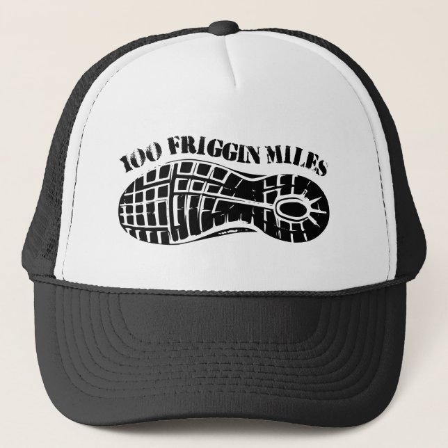 Casquette 100 Miles Friggin Ultra Running Tread (Devant)