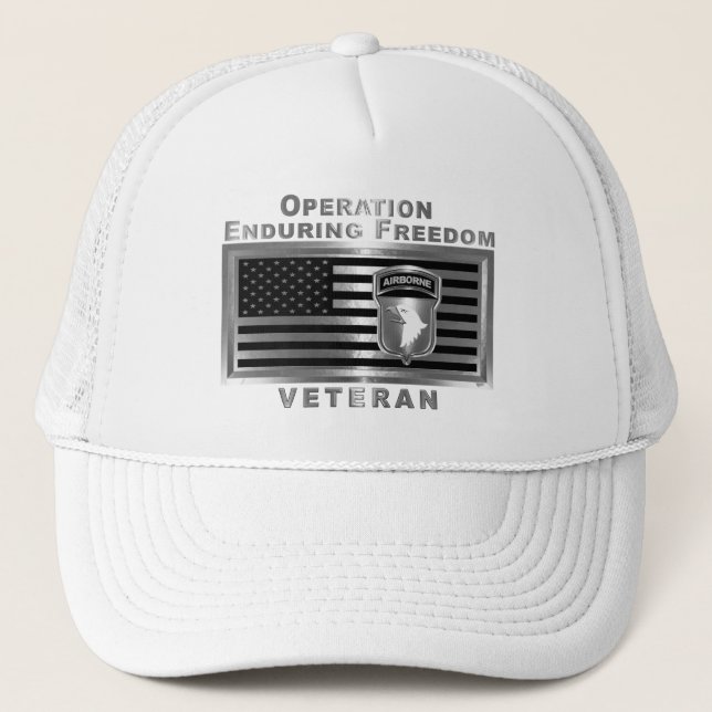 Casquette 101e division aéroportée Opération Enduring Freedo (Devant)