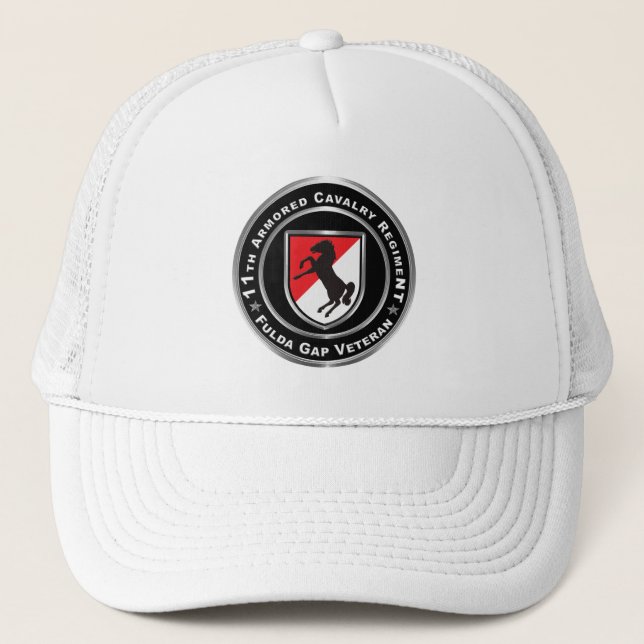 Casquette 11e régiment de cavalerie blindée (Devant)