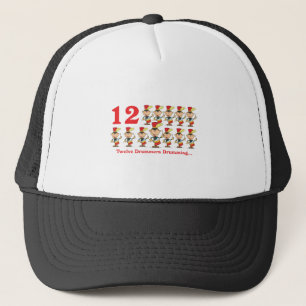 Casquette 12 jours douze batteurs tambourinant