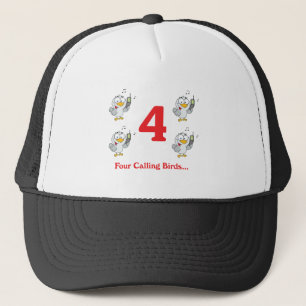 Casquette 12 jours quatre oiseaux chanteurs