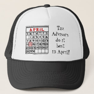 Casquette 15 avril - Humour fiscal