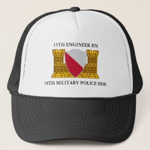 CASQUETTE 15E BATAILLE D'INGÉNIEUR 18E POLICE MILITAIRE