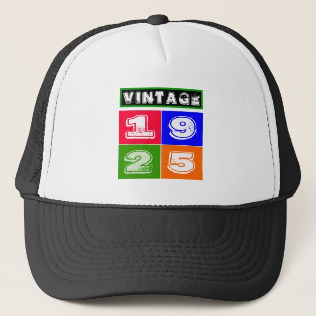Casquette 1925 conceptions d'anniversaire (Devant)