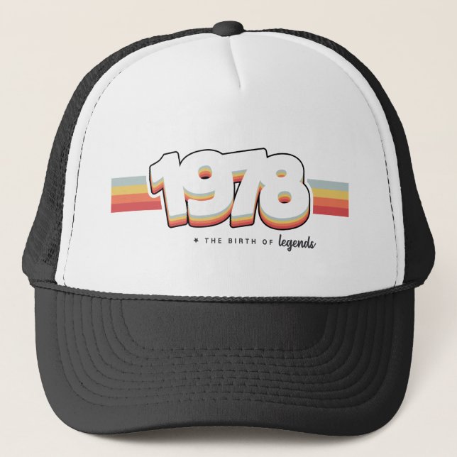 Casquette 1978 La naissance des légendes (Devant)