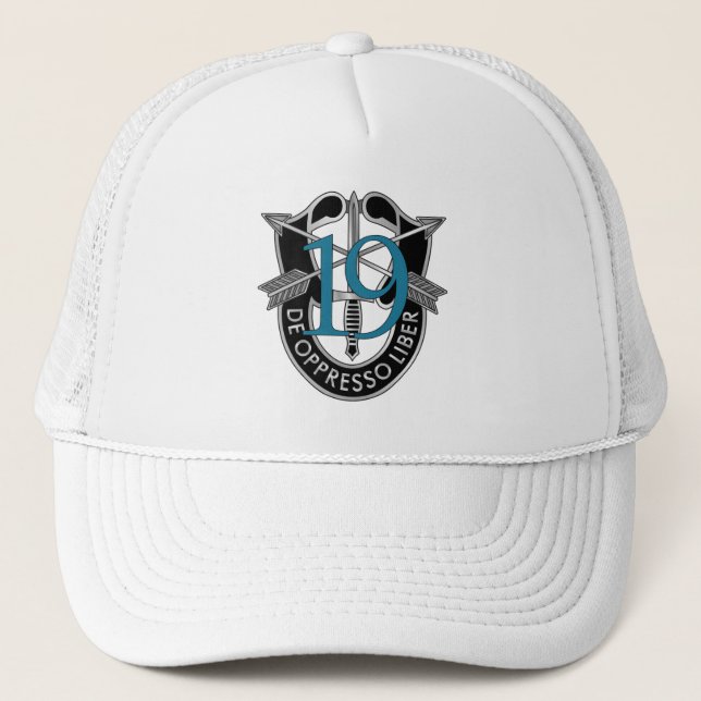 Casquette 19ème Crête de groupe de forces spéciales (Devant)