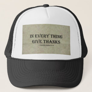 Casquette 1 Thessaloniciens 5:18