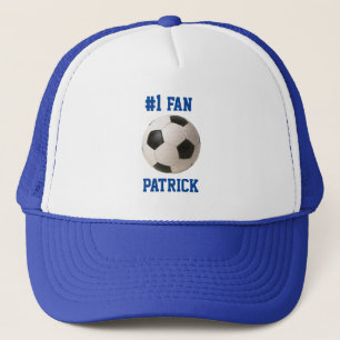 Casquette #1 Ventilateur de football de football avec nom