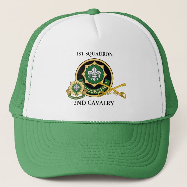 CASQUETTE 1ER CARRON 2E CAVALRY (Devant)