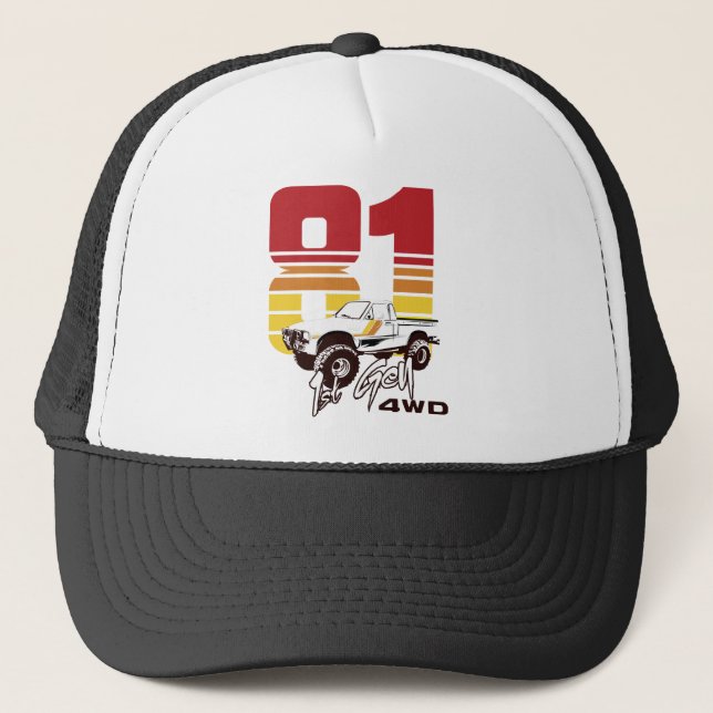 Casquette 1er Gen 1981 Camion Toyota 4WD (Devant)