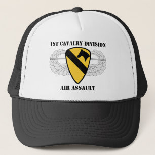 Casquette 1re division de cavalerie Assaut aérien - Texte