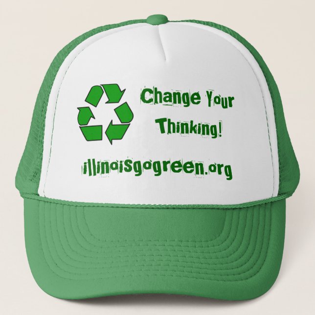 Casquette 200px-Recycle001.svg, illinoisgogreen.org, Chan… (Devant)