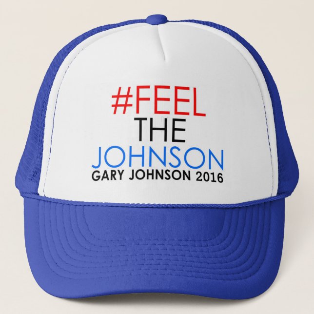 Casquette 2016 de camionneur de Gary Johnson de (Devant)