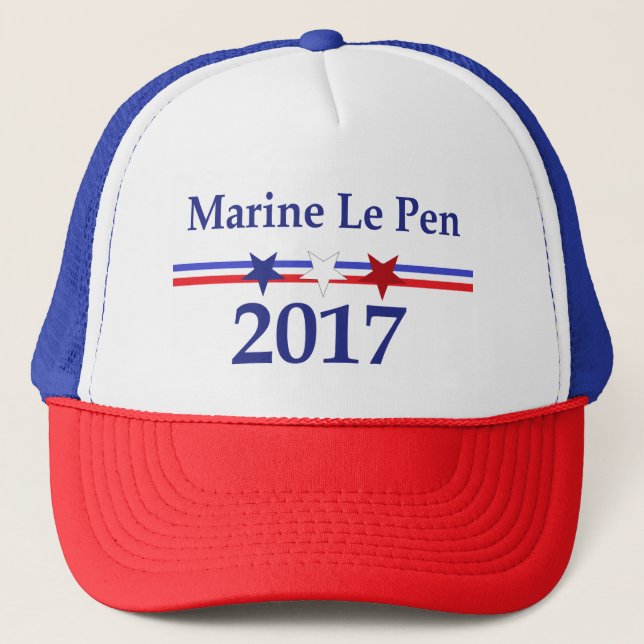 Casquette 2017 de Marine Le Pen (Devant)