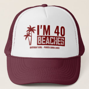 Casquette 20ème 30ème 40ème 50ème Escouade d'anniversaire pe