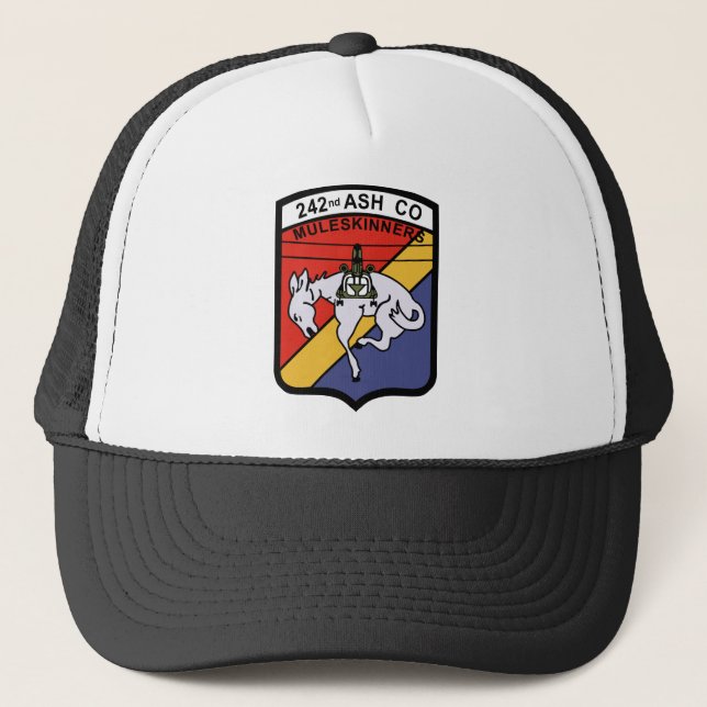 Casquette 242nd ASH Company Muleskinners (Devant)