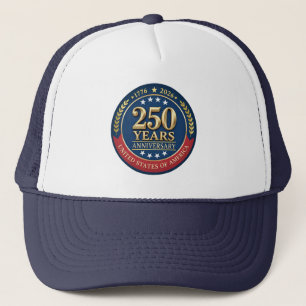 Casquette 250e anniversaire USA patriotique 1776–2026