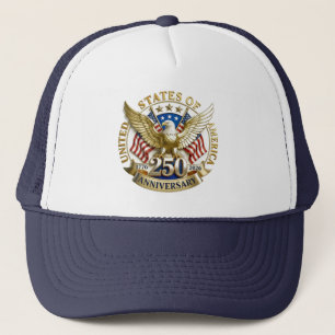Casquette 250e anniversaire USA Patriotique   1776–2026