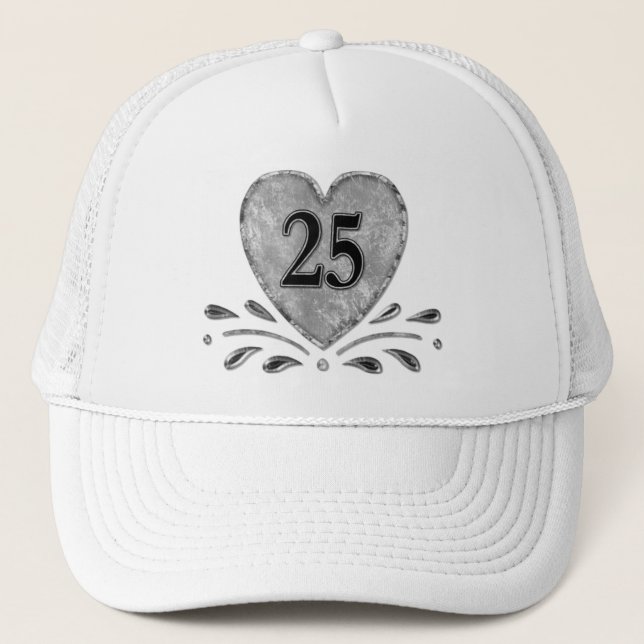 Casquette 25e anniversaire - Argent (Devant)