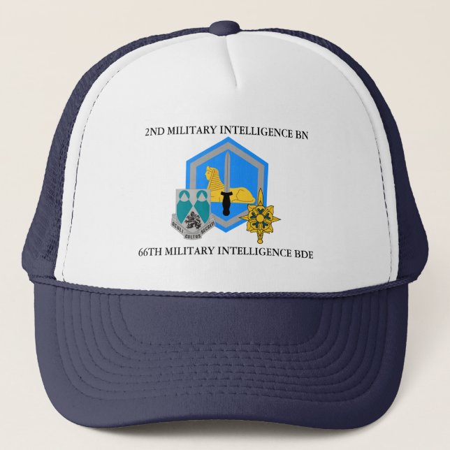 CASQUETTE 2E INTELLIGENCE MILITAIRE BN 66E M I BDE  (Devant)