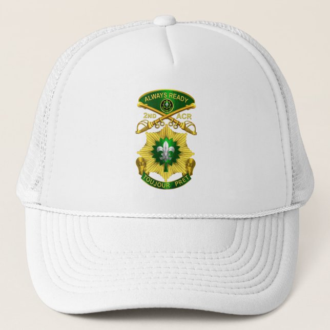 Casquette 2e Régiment de cavalerie blindée (Devant)
