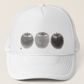 CASQUETTE 3個のりんご 横
