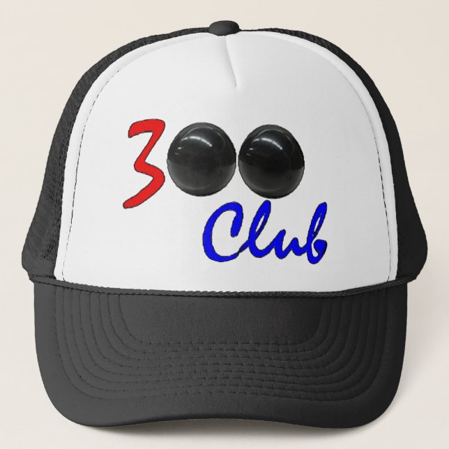 Casquette 300 club - cadeau parfait de jeu de bowling (Devant)