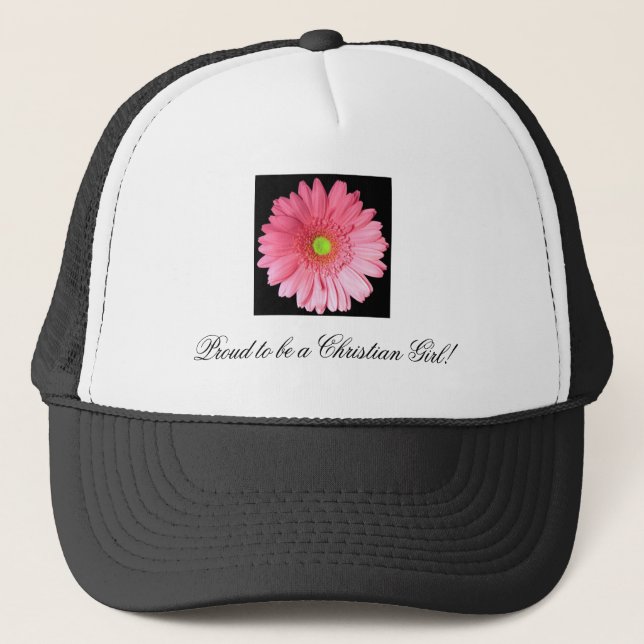 Casquette 303192, fier d'être une fille chrétienne ! (Devant)