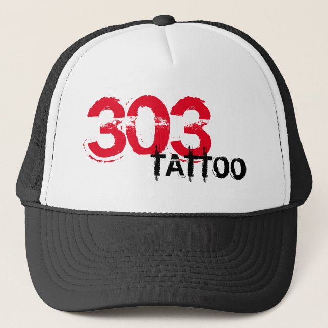 CASQUETTE 303TATTOO TRUCKER HAT POUR TOUS (Devant)