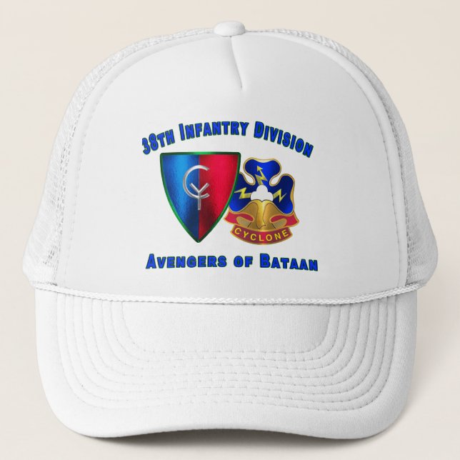 Casquette 38e division d'infanterie Avengers de Bataan (Devant)