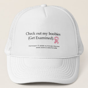 Casquette 3 de conscience de cancer du sein
