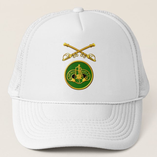 Casquette 3e régiment de cavalerie blindée (Devant)