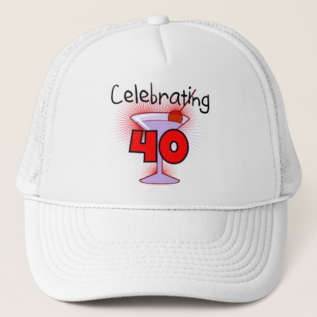 Casquette 40 t-shirts et cadeaux (Devant)