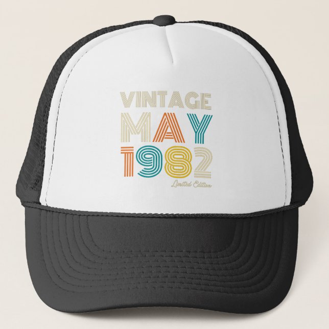 Casquette 40e anniversaire Vintage 1982 Edition limitée (Devant)