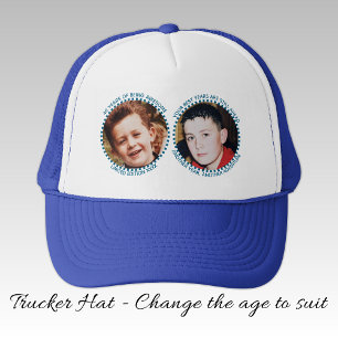 Casquette 40e jalon 'tout âge' 2 photo bleu blanc