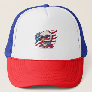 Casquette 4 juillet fête de l'indépendance oiseau aigles amé