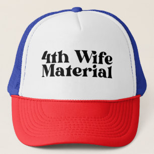 Casquette 4e chapeau de camion de matériel de femme, divorce