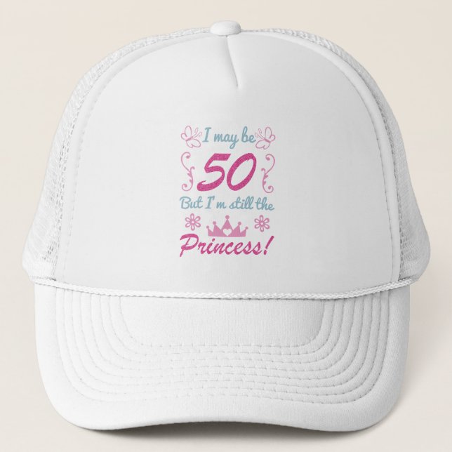 Casquette 50e anniversaire de la princesse (Devant)