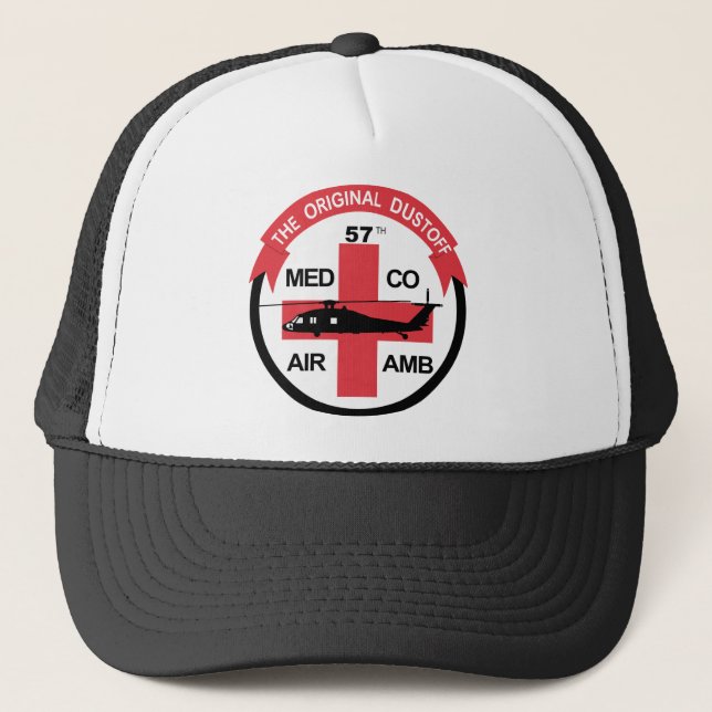 Casquette 57e Air Médicale Company - The Original DustOff (Devant)