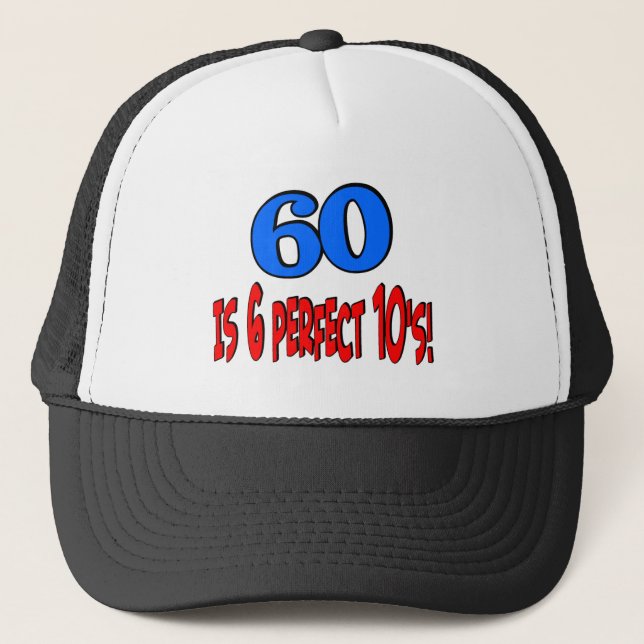 Casquette 60 est les 6 années 10 parfaites (BLEUES) (Devant)