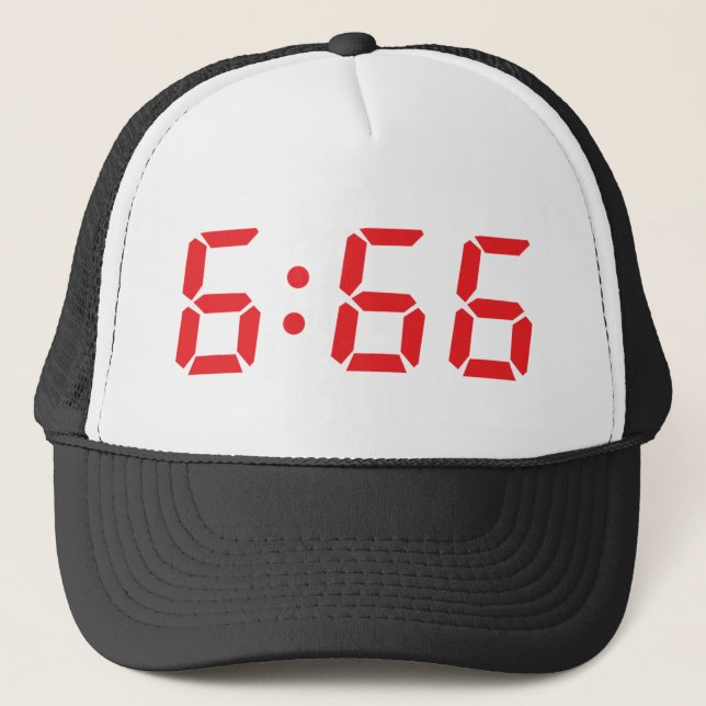 Casquette 666 réveil diable (Devant)