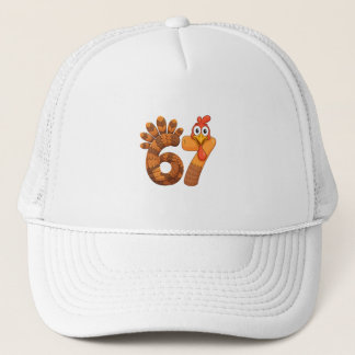 Casquette 67 dinde de thanksgiving drôle