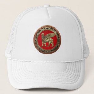 Casquette [700] Lion ailé assyrien - Lamassu d'or