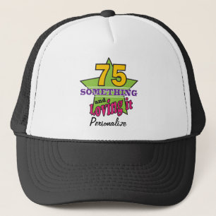 Casquette 75 quelque chose et l'aimant soixante-quinzième