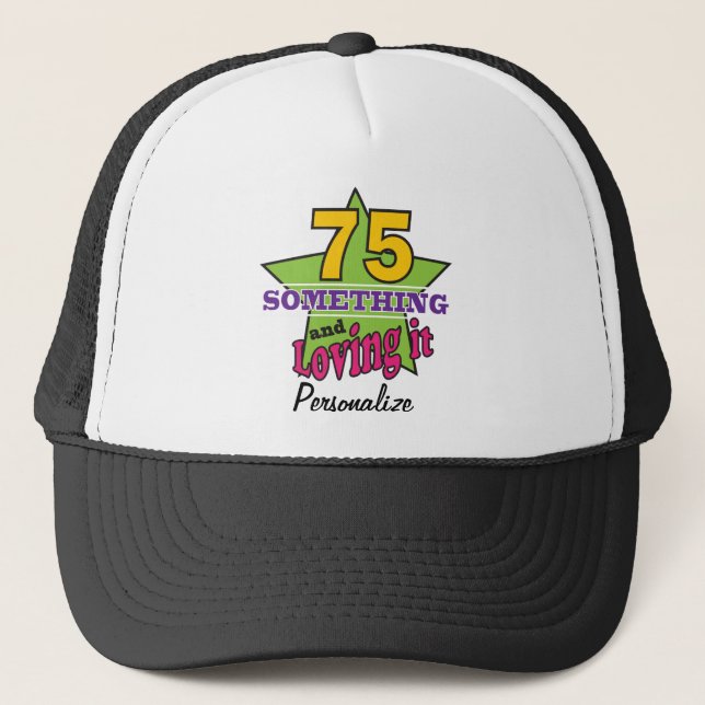 Casquette 75 Quelque chose et l'aimer | 75e anniversaire (Devant)