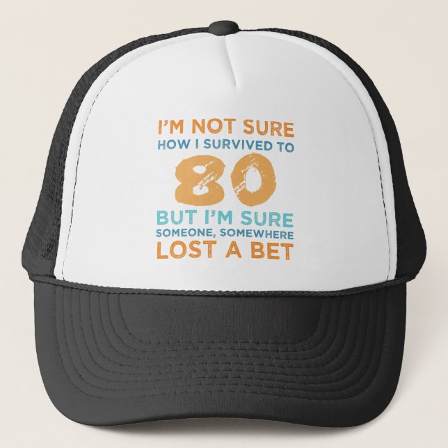 Casquette 80e anniversaire Légende (Devant)