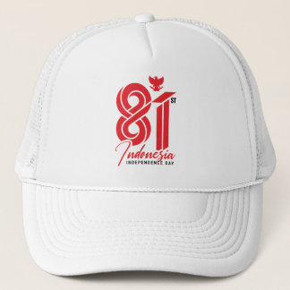 Casquette 81e anniversaire de l'indépendance de l'Indonésie